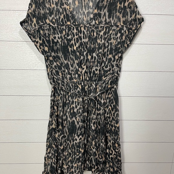 Allsaints Claria Animal Print Dress Size Small - Picture 4 of 16